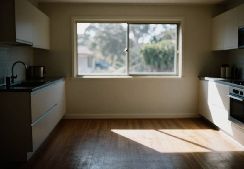 Sanitised kitchen cupboard with no signs of pests